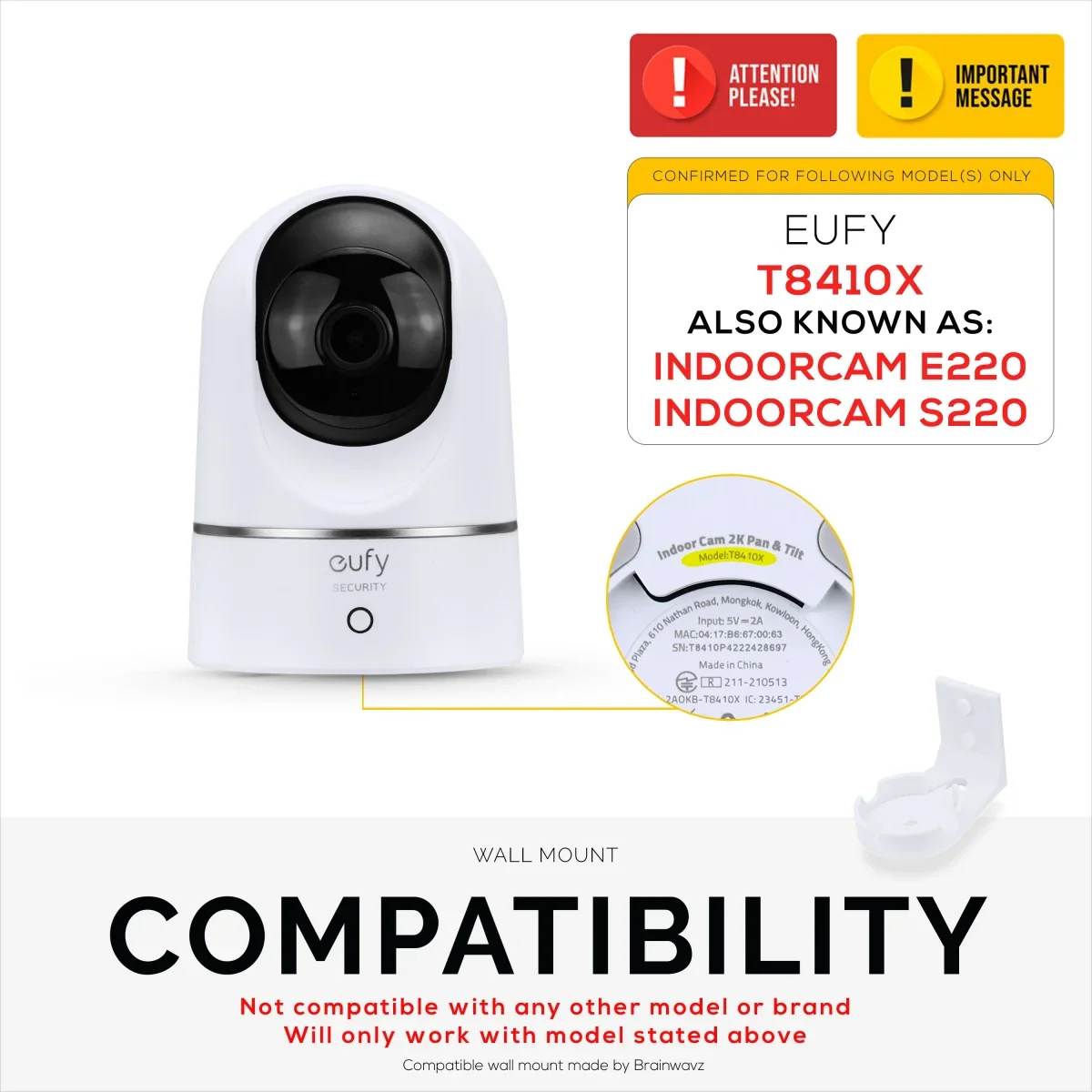 Anker Eufy E220 / S220 Güçlendirilmiş Montaj Braketi